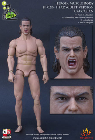 1/6 Male Body - Caucasian Male KP02B