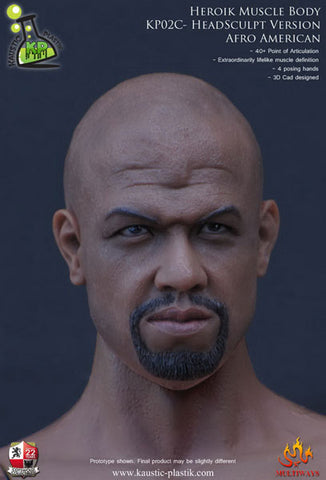 1/6 Male Body - Afro American Male KP02B