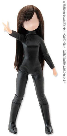 Doll Clothes - Picconeemo Costume - Heroine Base - 1/12 - Black Leather (Azone)