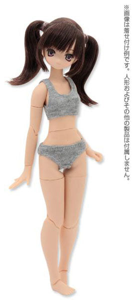 Doll Clothes - PureNeemo - PureNeemo S Size Costume - Sports Brassieres & Shorts Set - 1/6 - Gray (Azone)　