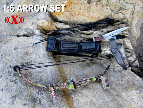 X Toys 1/6 Bow and Arrow Survivle Set (Biomimetic Camouflage) X-001C