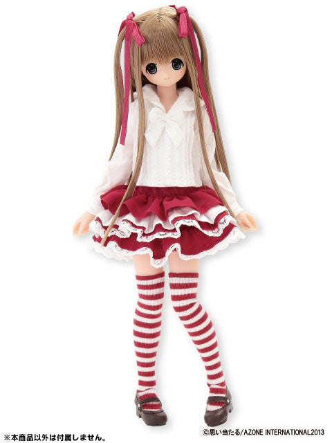 Doll Clothes - PureNeemo - PureNeemo S Size Costume - PureNeemo WickedStyle - WickedStyle 4-Tiered Frill Miniskirt - 1/6 - Red (Azone)　