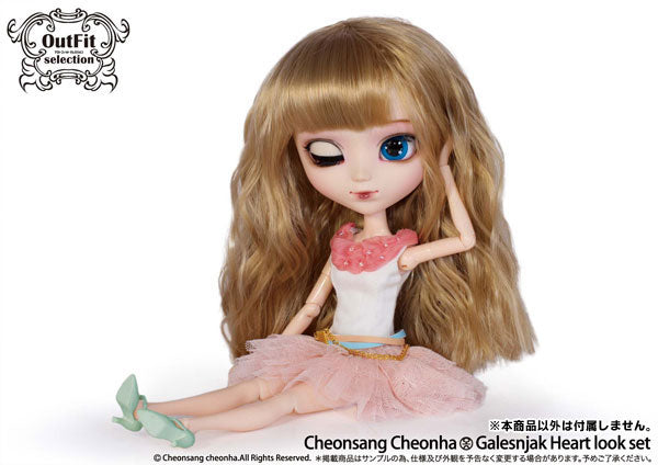 Doll Clothes - Outfit Selection O-815 - Pullip (Line) - Cheonsang Cheonha 옷 Galesnjak Heart look set (Groove)