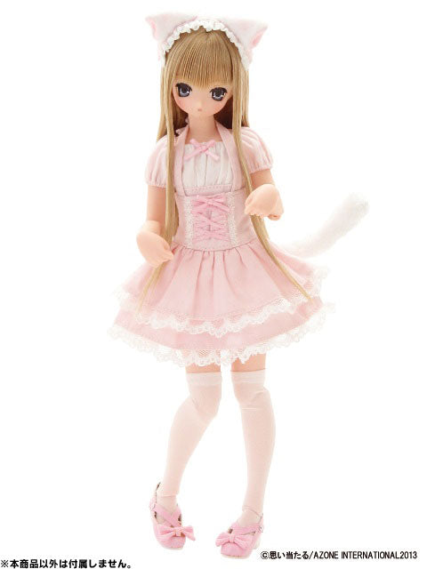 Doll Clothes - PureNeemo - PureNeemo S Size Costume - Nekomimi Lolita Set - 1/6 - Pink x Pink (Azone)　