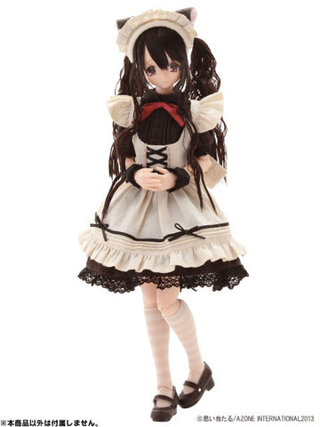 Pure Neemo M - PNM Otome Cat Ear Maid Set / Brown (DOLL ACCESSORY)