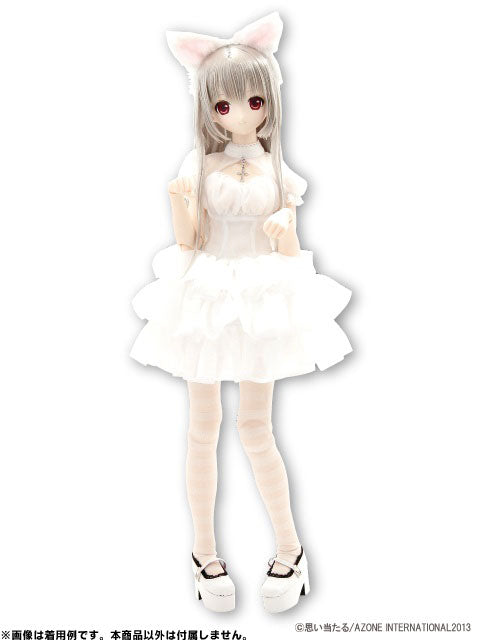 Black Raven Clothing - Strahl Chiffon Dress Set (White) - 1/3 (Azone)　