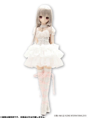 Black Raven Clothing - Strahl Chiffon Dress Set (White) - 1/3 (Azone)　