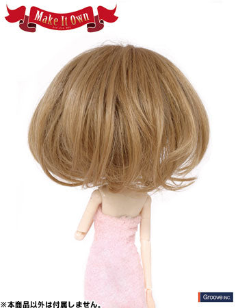 Wig Selection - Curled Bob / Brown (Doll Accessory)