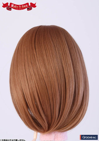 Wig Selection Semi-long / Light Brown x Dark Brown (Doll Accessory)