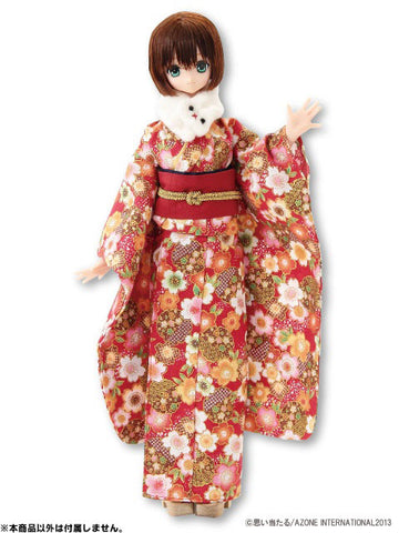 Doll Clothes - Pureneemo Original Costume - Cat Scarf - 1/6 - White (Azone)　