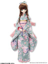 50cm Collection - Doll Clothes - Kimono Set -Sakura Miyabi- (Moegi iro/Light Green) - 1/3 (Azone)　