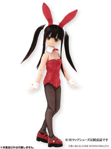 Picco Neemo 1/12 Classic Bunny Set / Red (DOLL ACCESSORY)