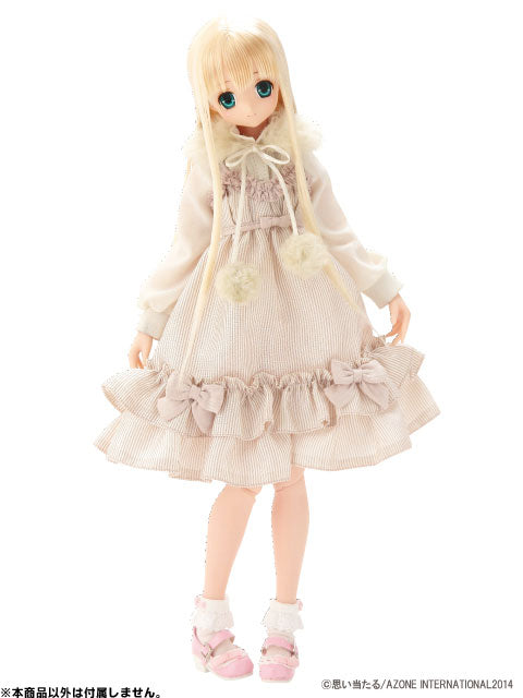 Pure Neemo Sarah's a la Mode - Milky Frill Strap Shoes / Pink (DOLL ACCESSORY)
