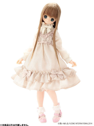 Pure Neemo Sarah's a la Mode - Milky Frill Strap Shoes / Pink (DOLL ACCESSORY)