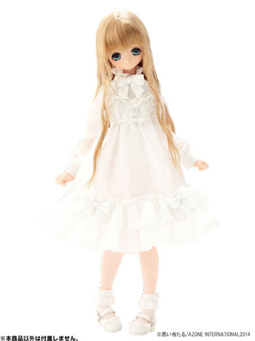 Doll Clothes - SAHRA'S à la mode - Pureneemo Original Costume - Milky Frill Strap Shoes - 1/6 - White (Azone)　