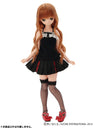 Pure Neemo Size - PNS Punk Pleated Skirt / Black x Red Checkered (DOLL ACCESSORY)