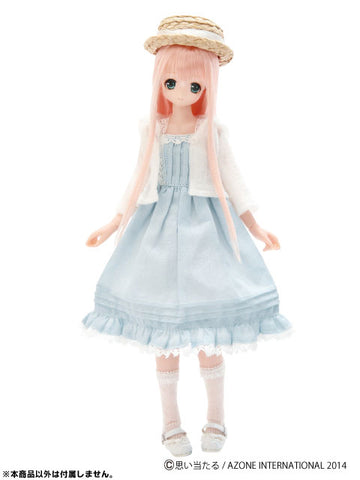 Doll Clothes - PureNeemo M Size Costume - Pureneemo Original Costume - Komorebi Mori no Oyofukuya-san - Soft Hooded Cardigan II - White (Azone)