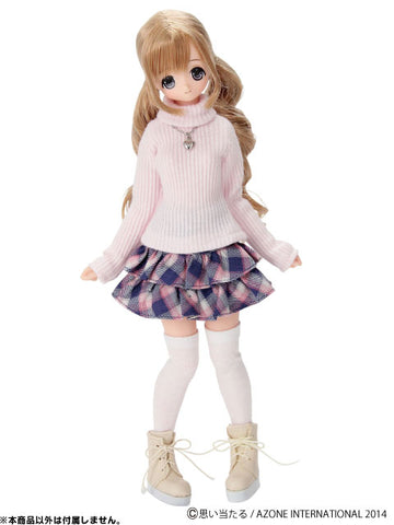 Pure Neemo S Size - Rib Turtleneck Knit / Pink (DOLL ACCESSORY)