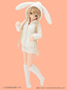 Doll Clothes - PureNeemo S Size Costume - Pyonpyon Roomwear Set - White (Azone)