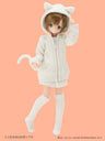 Doll Clothes - PureNeemo S Size Costume - Nyanyan Roomwear Set - White (Azone)