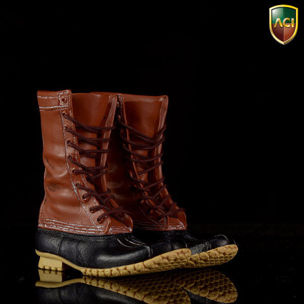 1/6 Fashion Boots Series 4 - Outdoor Hunting Boots / Light Brown (ACI749A) (DOLL ACCESSORY)　