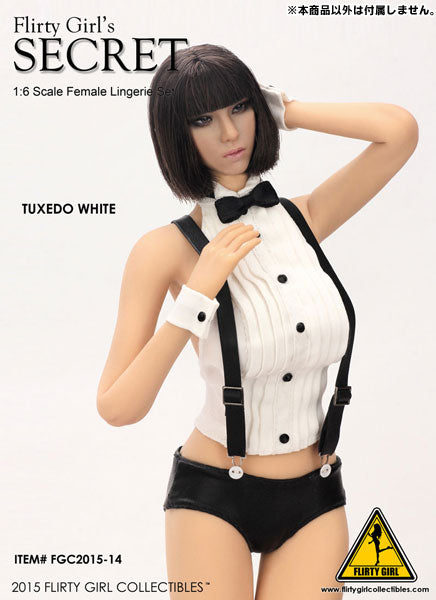 1/6 Scale Female Head & Secret Tuxedo Outfit Set (FGC2015-14) (DOLL ACCESSORY)　