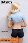 1/6 Female Summer Outfit Set (Light BLue) (DOLL ACCESSORY)