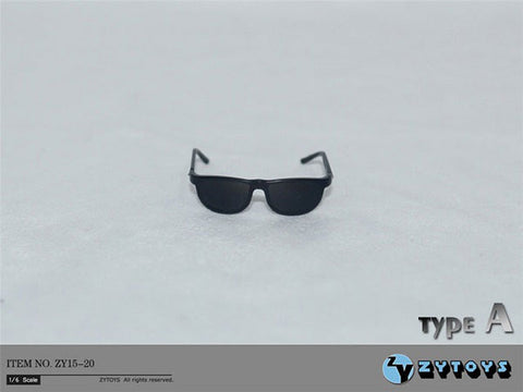 1/6 4 Types of Sunglasses Set for Figures (ZY15-20) (DOLL ACCESSORY)