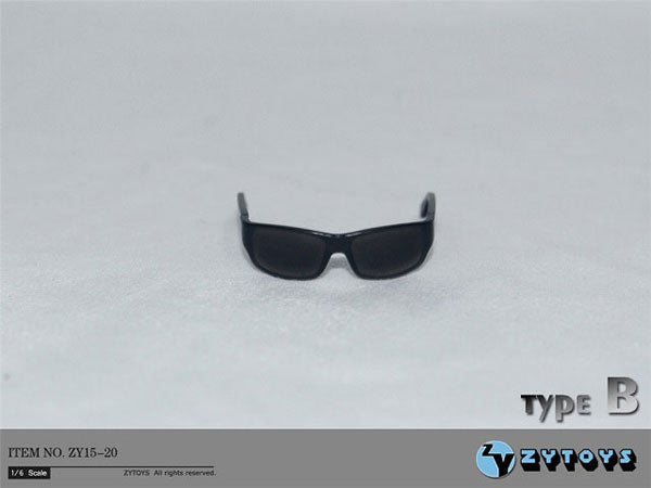 1/6 4 Types of Sunglasses Set for Figures (ZY15-20) (DOLL ACCESSORY)