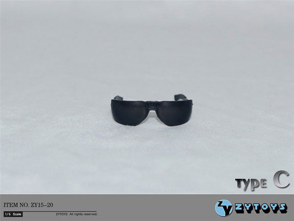 1/6 4 Types of Sunglasses Set for Figures (ZY15-20) (DOLL ACCESSORY)