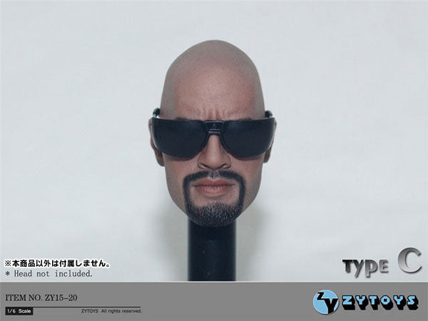 1/6 4 Types of Sunglasses Set for Figures (ZY15-20) (DOLL ACCESSORY)