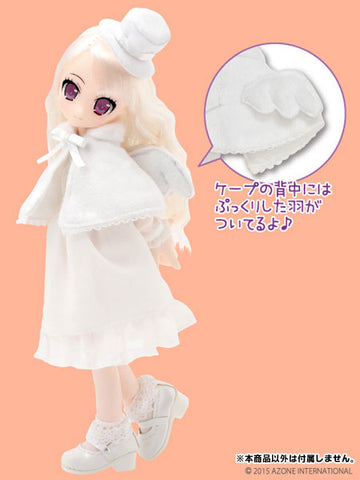 Doll Clothes - Picconeemo Costume - Angel Wings Cape Set - 1/12 - Pure White (Azone)