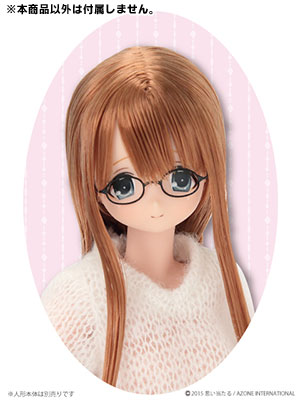 Pure Neemo Size - Etching Glasses (w/o Lens) B Set / Black (DOLL ACCESSORY)