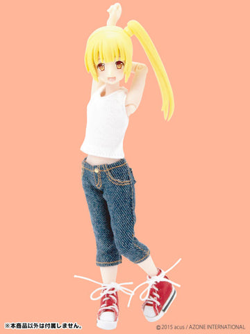 Doll Clothes - Picconeemo Costume - Basic Tank Top - 1/12 - White (Azone)