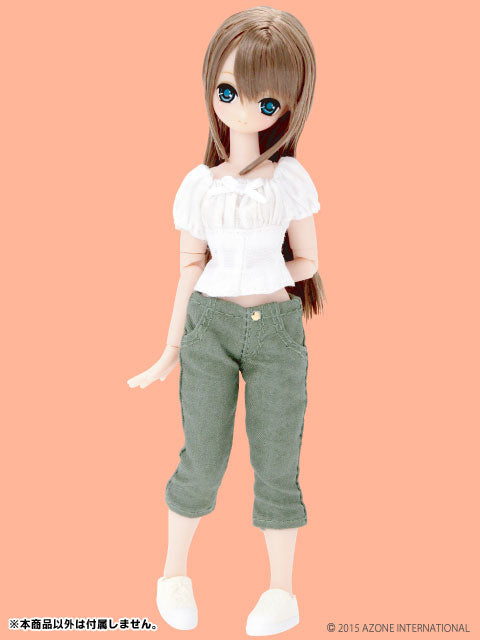 Doll Clothes - Picconeemo Costume - Cropped Pants - 1/12 - Khaki (Azone)