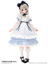 Doll Clothes - PureNeemo M Size Costume - Ellen's Closet - Alice Dress Set - 1/6 - Blue x White (Azone)　