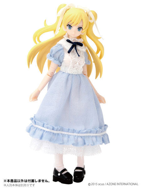 Ellen's Closet - Picconeemo Costume - Alice Dress Set - 1/12 - Sax Blue x White (Azone)