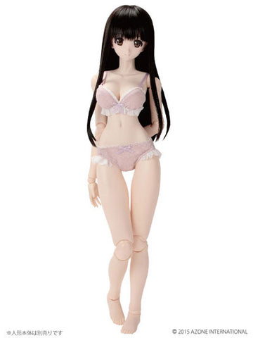 48cm/50cm Doll Wear - AZO2 FuwaFuwa Lingerie Set / Sugar Pink (DOLL ACCESSORY)