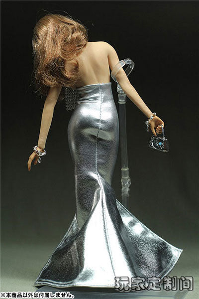 1/6 Flake Evening Dress Set: Silver (PCR-008S) (DOLL ACCESSORY)