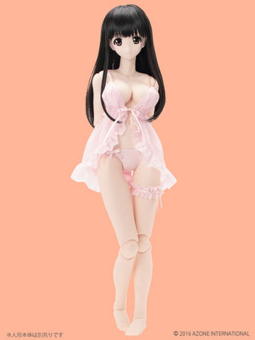 48cm/50cm Doll Wear - AZO2 Swan Tail Baby Doll Set / Pink Rose (DOLL ACCESSORY)