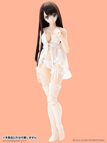 48cm/50cm Doll Wear - AZO2 Swan Tail Baby Doll Set / Lily White (DOLL ACCESSORY)