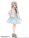 Doll Clothes - Pureneemo Original Costume - PureNeemo XS Size Costume - Girls Preparatory School Set - 1/6 - White x Saxe (Azone)　