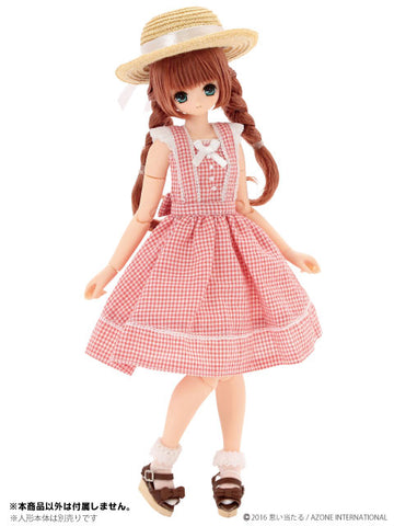Pure Neemo - PNS Early Summer Girl's One-piece Dress / Red Check (DOLL ACCESSORY)