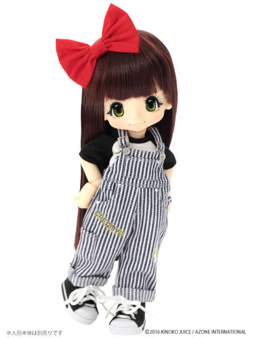 Doll Clothes - KIKIPOP! - Kinoko Planet - Pati☆Pati Overall Set - Hickory (Azone)