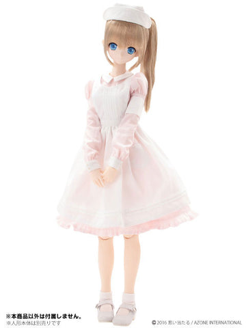 48cm/50cm Doll Wear - 50 Classical Nurse Set / White x Pink (DOLL ACCESSORY)