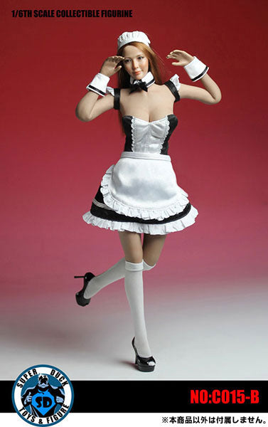 1/6 Maid Costume Set Black (DOLL ACCESSORY)　