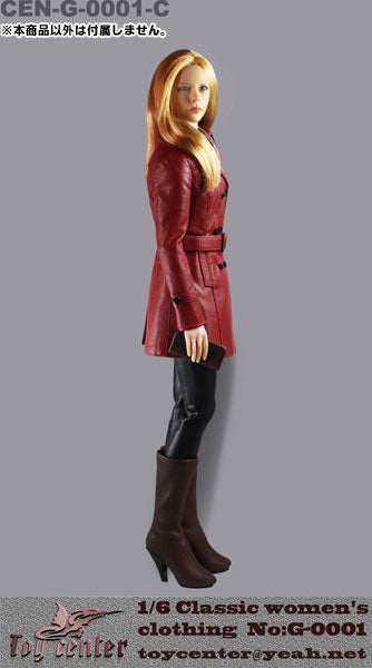 1/6 Classic Women's Leather Clothing Set: Red (DOLL ACCESSORY)　