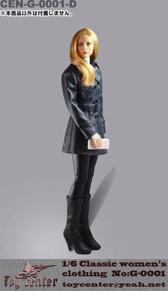 1/6 Classic Women's Leather Clothing Set: Navy (DOLL ACCESSORY)　