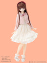 Doll Clothes - PureNeemo - PureNeemo M Size Costume - Pureneemo Original Costume - Lace Collar Cardigan & Cami One-piece Dress Set - 1/6 - Pink x Cream (Azone)