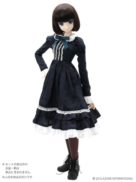 48cm/50cm Doll Wear - 50 ELLEN'S CLOSET Classic Lolita Set for a Dreaming Girl / Navy x White (DOLL ACCESSORY)